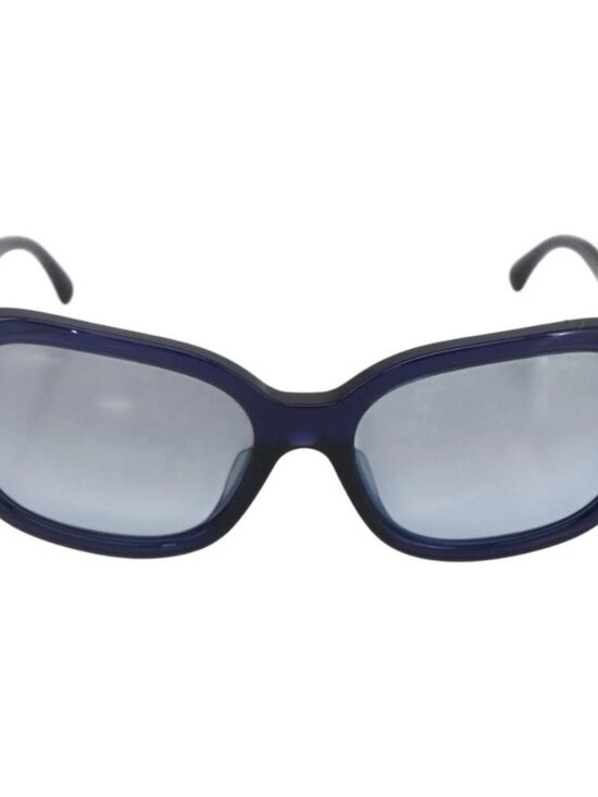 CHANEL Sunglasses plastic Blue CC Auth BA10702 main image 5
